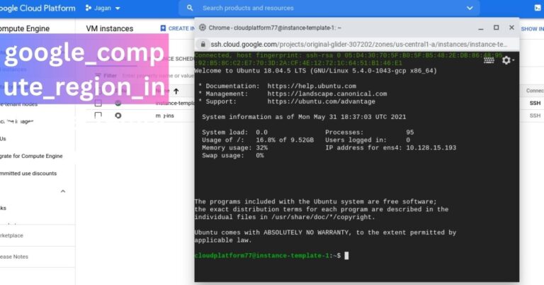 Google_compute_region_instance_template  – Take Control of Your Cloud Environment!